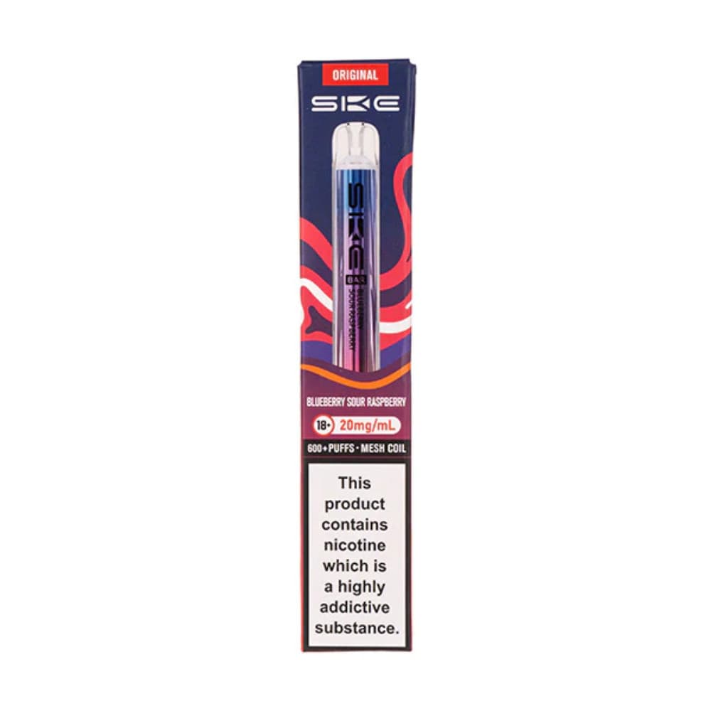  Blue Sour Raspberry Ske Crystal Original 600 Vape Kit