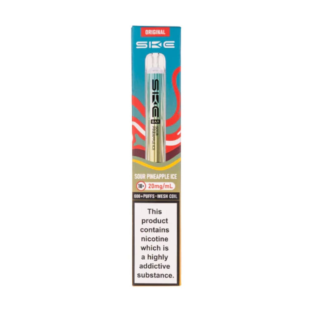  Sour Pineapple Ice Ske Crystal Original 600 Vape Kit