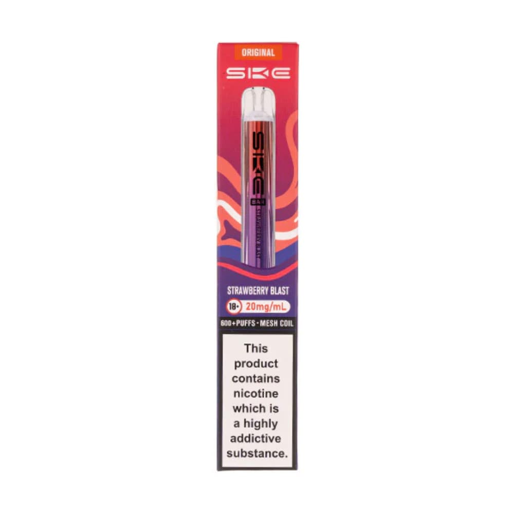  Strawberry Blast Ske Crystal Original 600 Vape Kit
