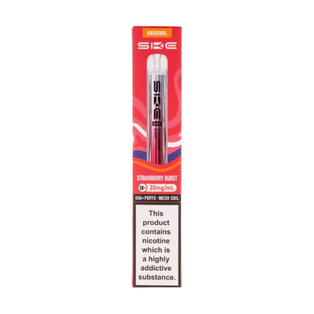  Strawberry Burst Ske Crystal Original 600 Vape Kit