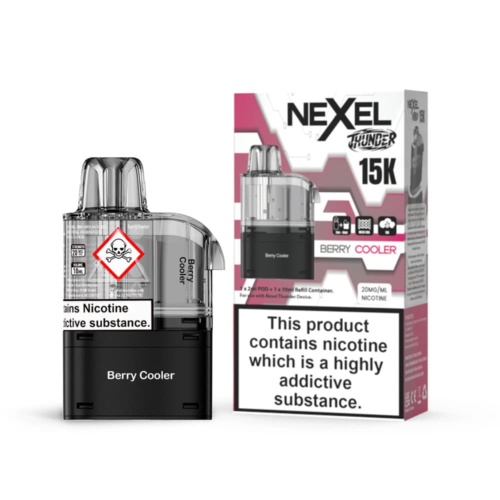  Berry Cooler Nexel Thunder 15k Refill Pods