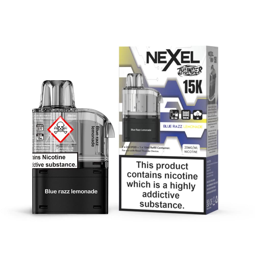  Blue Razz Lemonade Nexel Thunder 15k Refill Pods