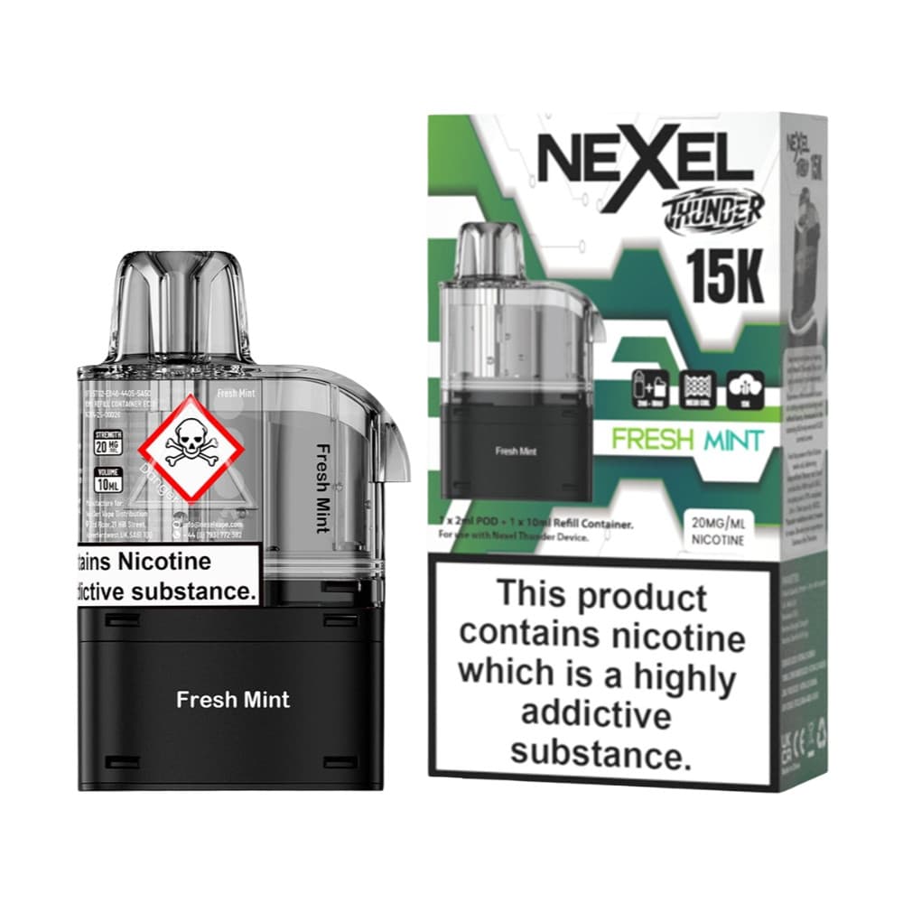 Fresh Mint Nexel Thunder 15k Refill Pods