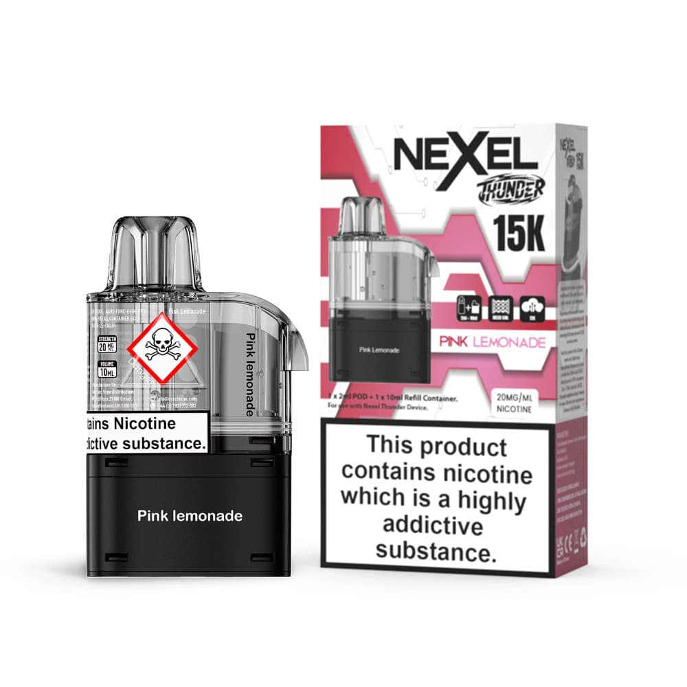  Pink Lemonade Nexel Thunder 15k Refill Pods