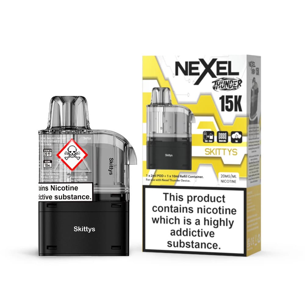  Skittles Nexel Thunder 15k Refill Pods