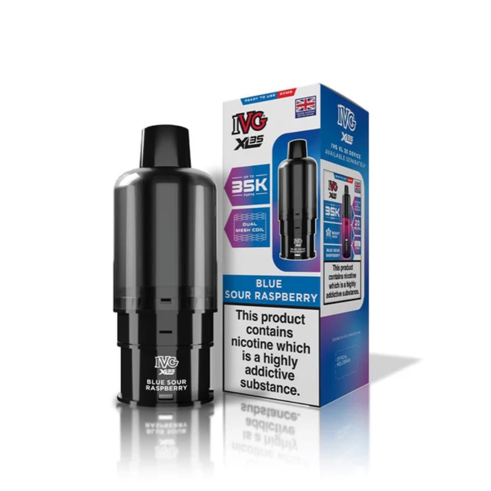  Blue Sour Raspberry IVG XL 35K Refill Pods