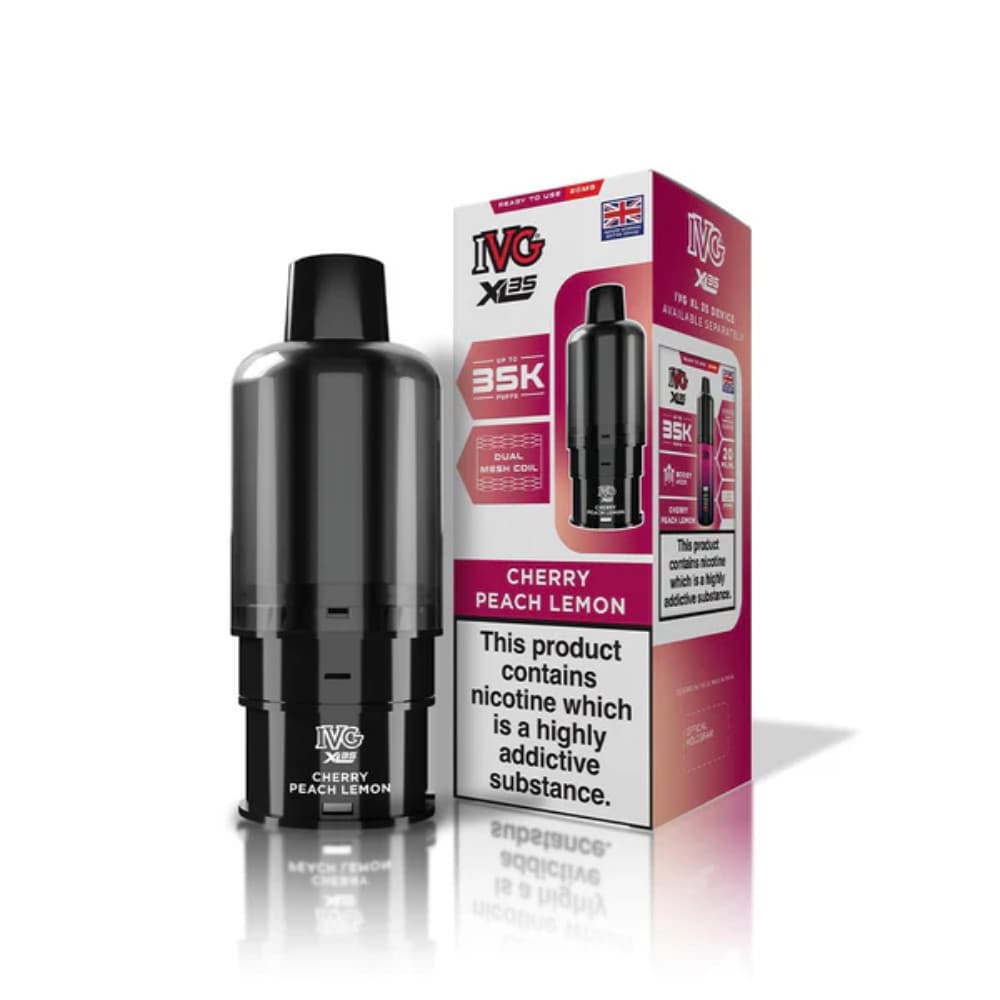  Cherry Peach Lemon IVG XL 35K Refill Pods