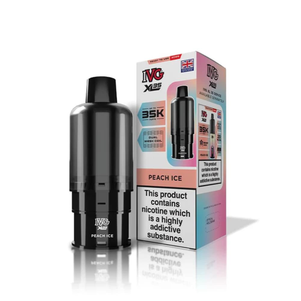  Peach Ice IVG XL 35K Refill Pods