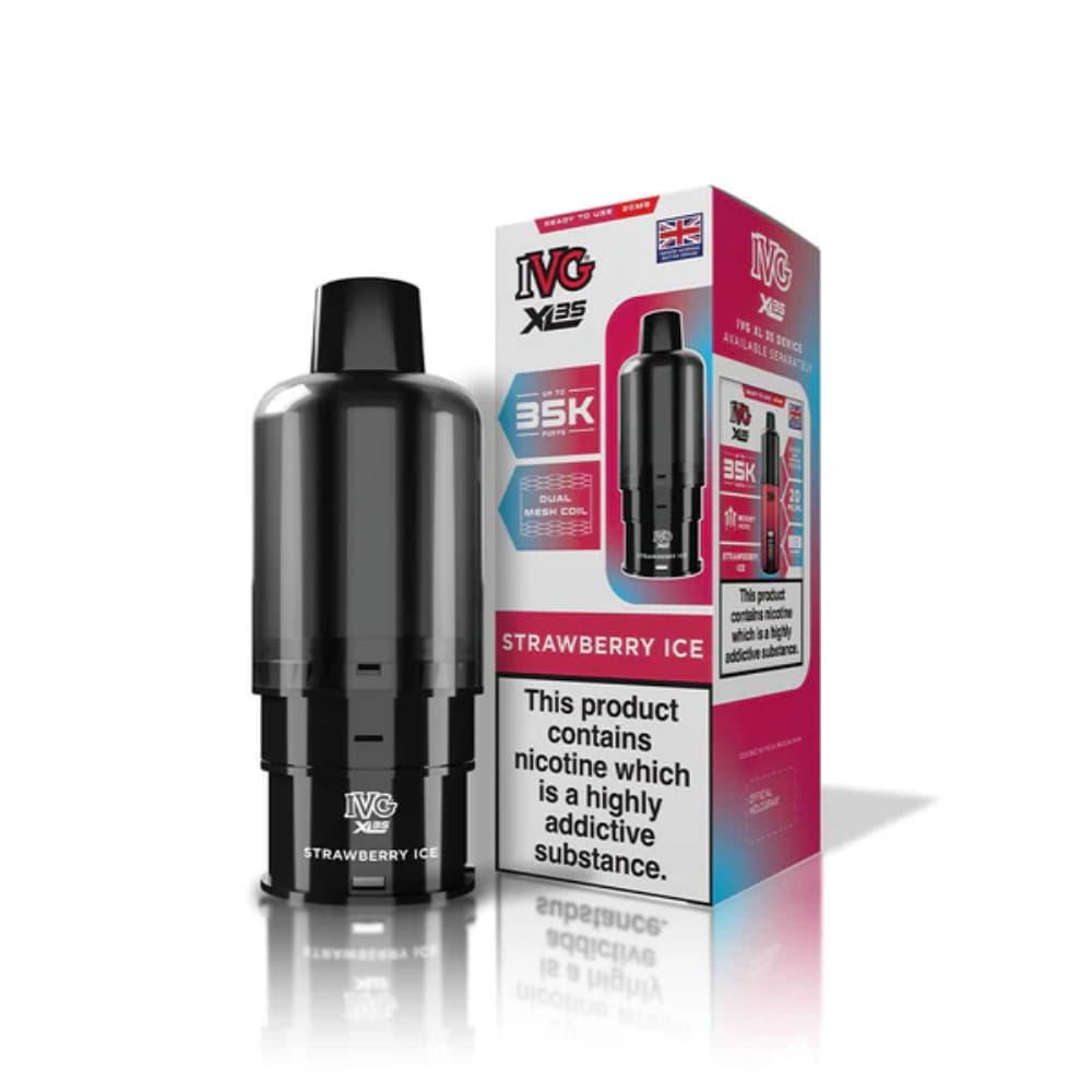  Strawberry Ice IVG XL 35K Refill Pods
