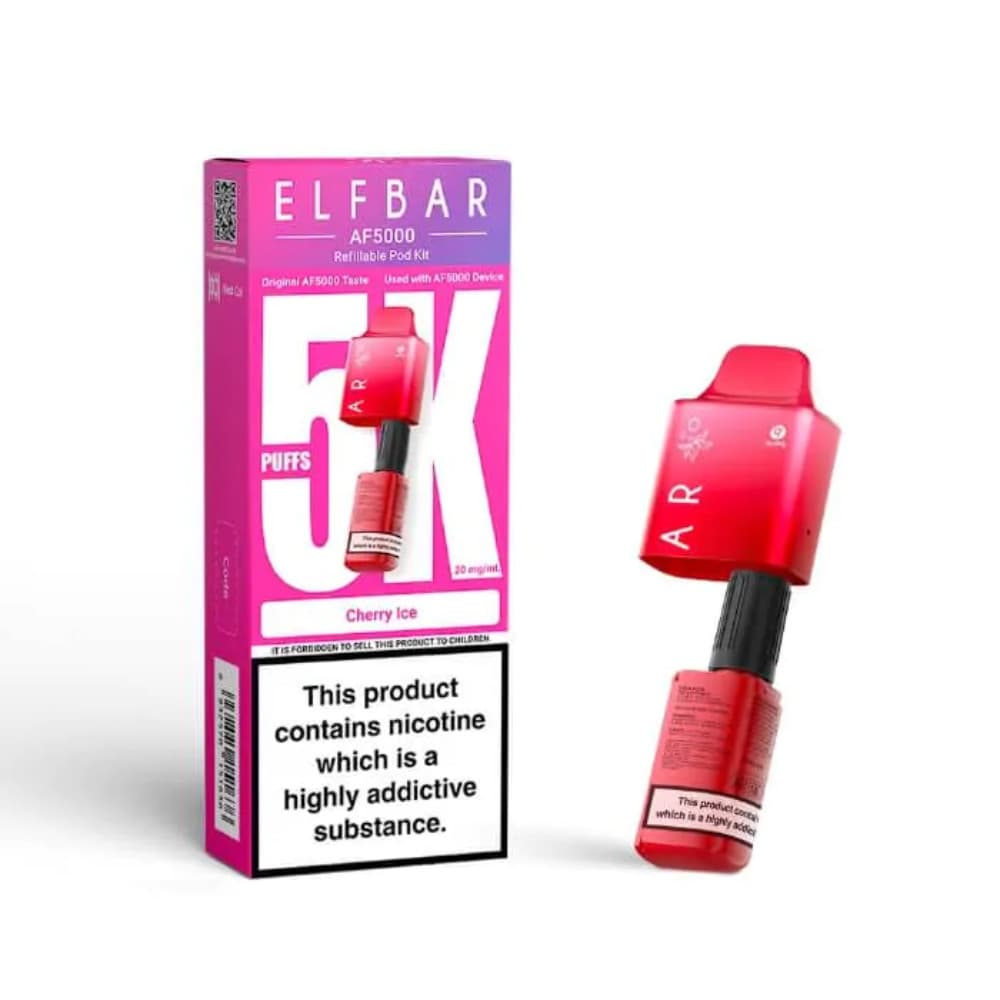  Cherry Ice Elf bar AF5000 Refill Pods