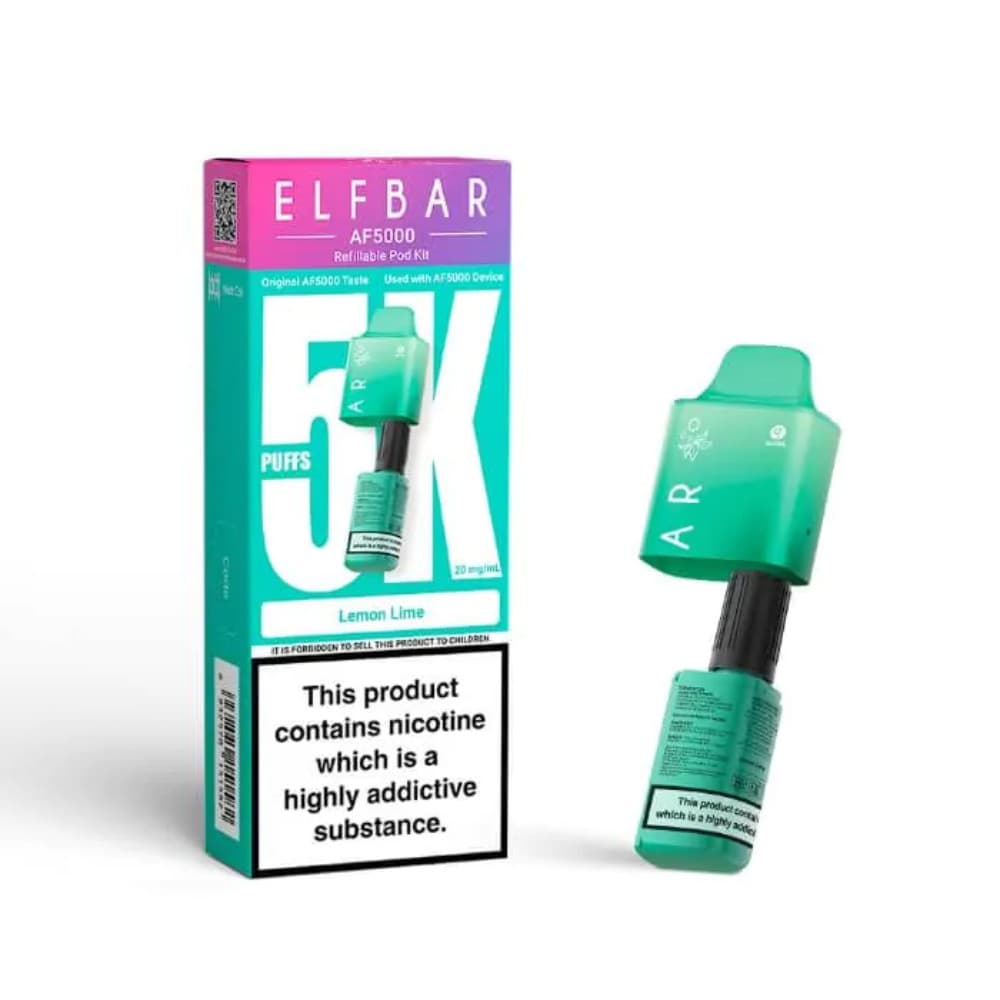  Lemon Lime Elf bar AF5000 Refill Pods