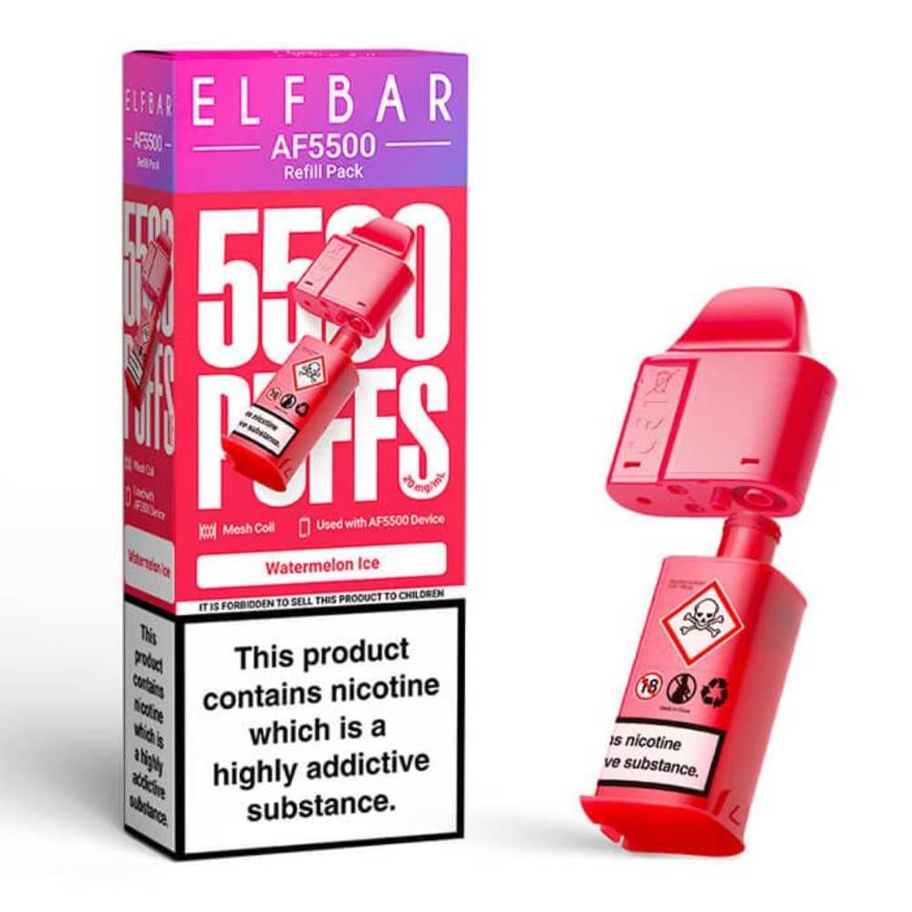  Watermelon Ice Elf bar AF5000 Refill Pods
