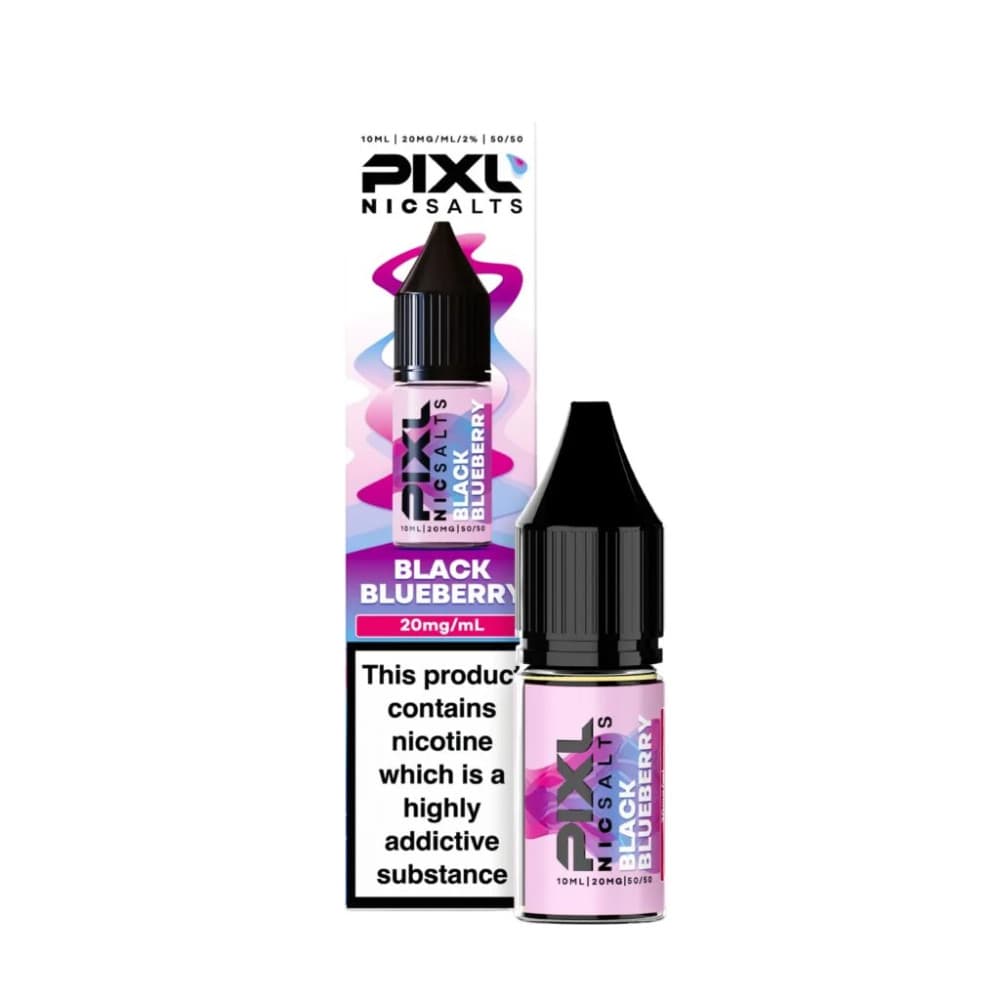  Black Blueberry / 10mg Pixl Nic Salts 10ml E liquids
