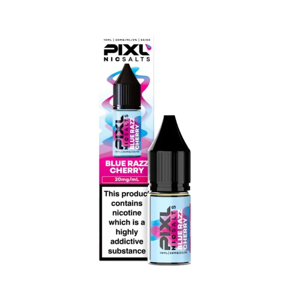  Blue Razz Cherry / 10mg Pixl Nic Salts 10ml E liquids