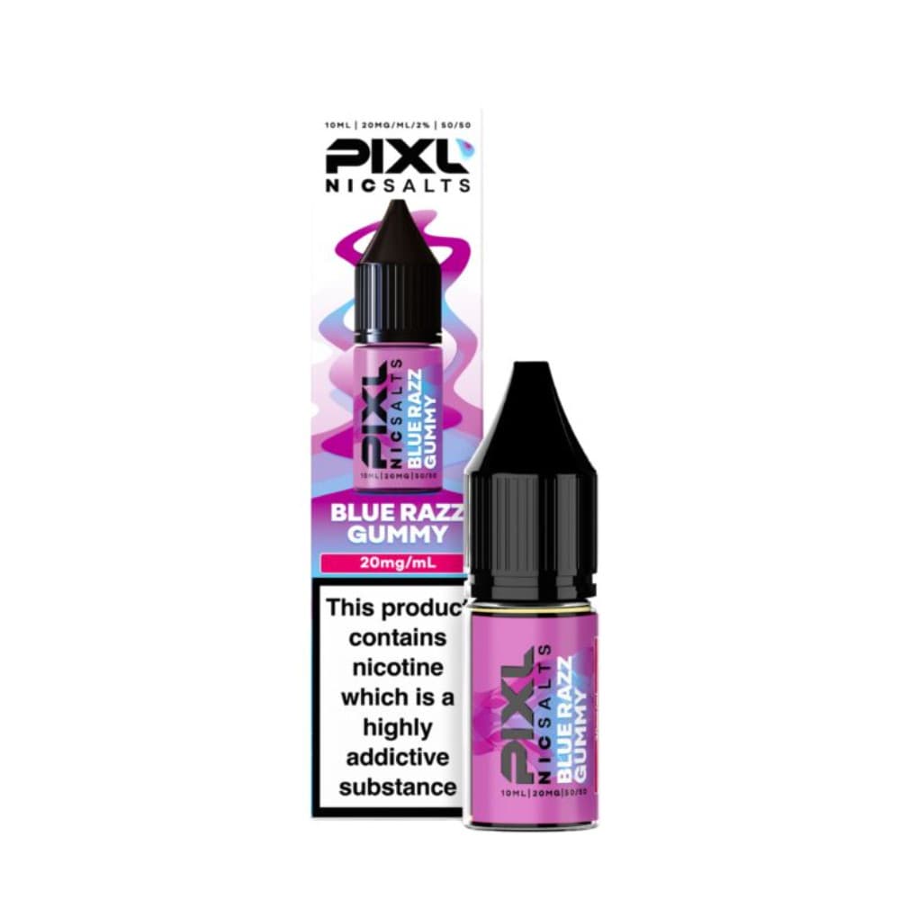  Blue Razz Gummy / 20mg Pixl Nic Salts 10ml E liquids