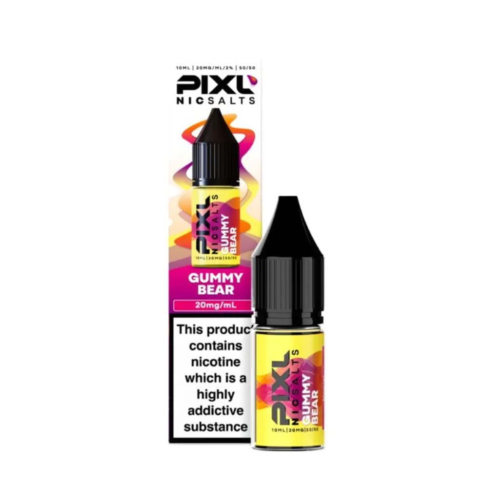  Gummy Bear / 20mg Pixl Nic Salts 10ml E liquids