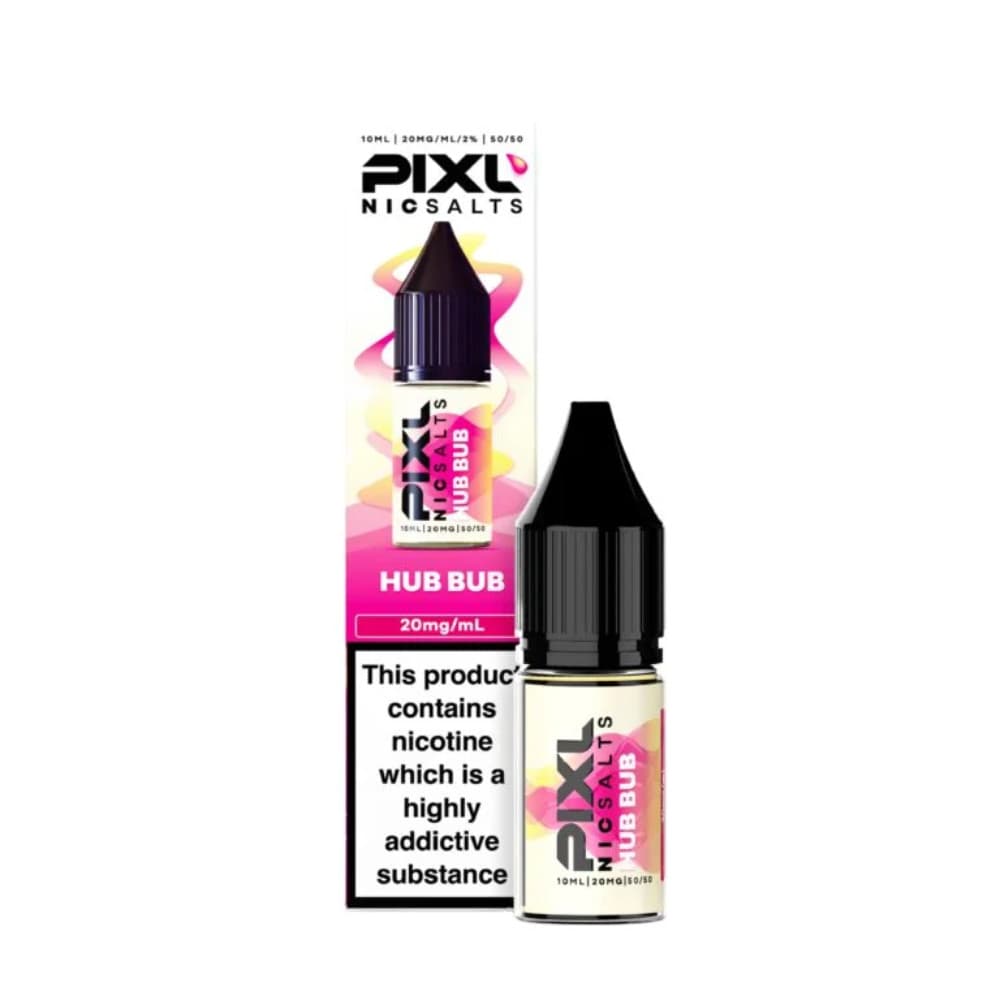  Hub Bub / 20mg Pixl Nic Salts 10ml E liquids