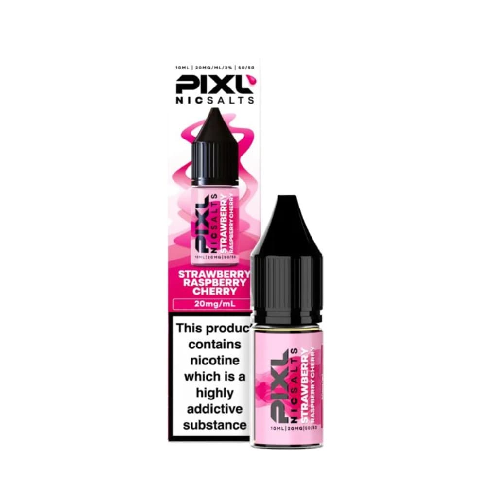  Strawberry Raspberry Cherry / 20mg Pixl Nic Salts 10ml E liquids