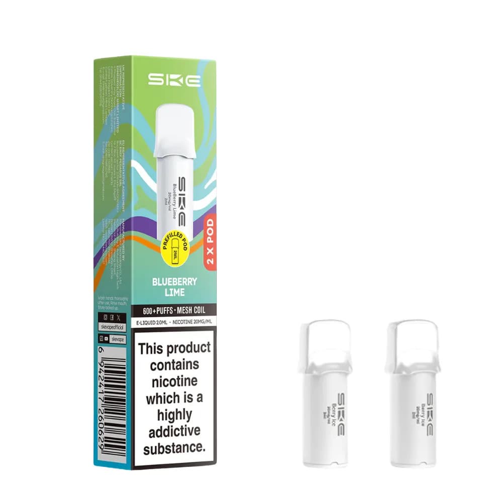  Blueberry Lime SKE Crystal Pro 600 Pods