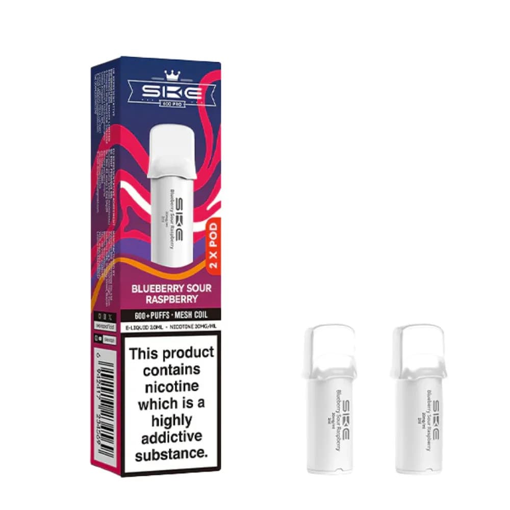  Blueberry Sour Raspberry SKE Crystal Pro 600 Pods