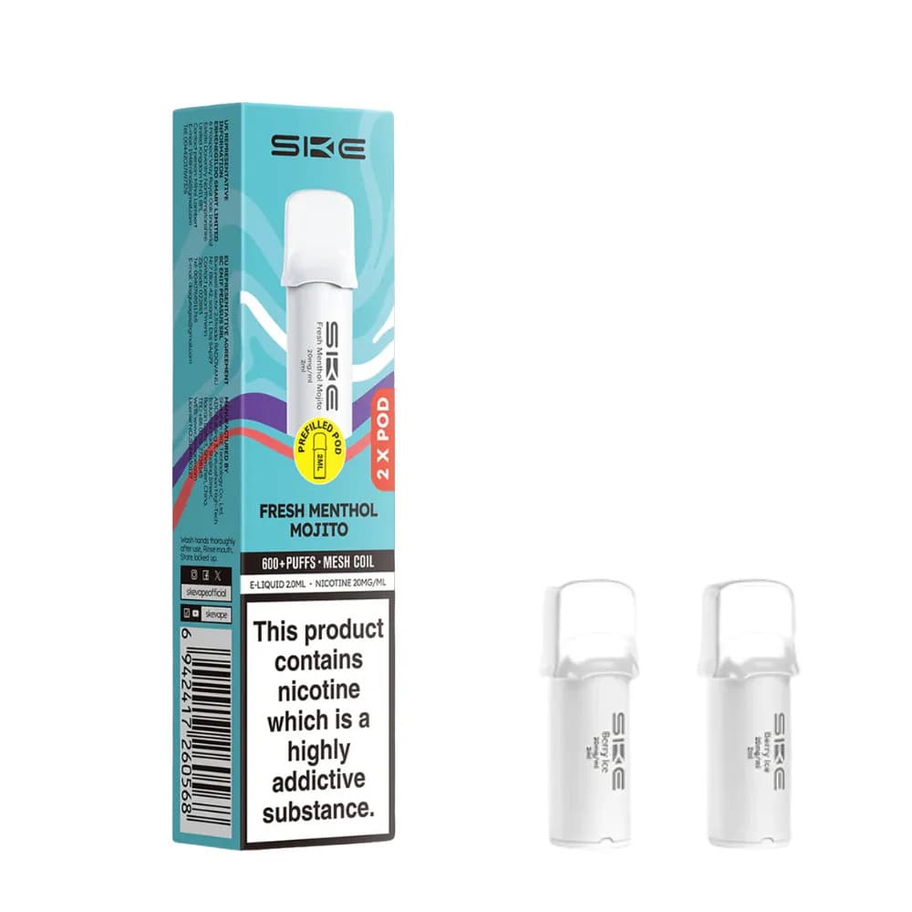  Fresh Menthol Mojito SKE Crystal Pro 600 Pods