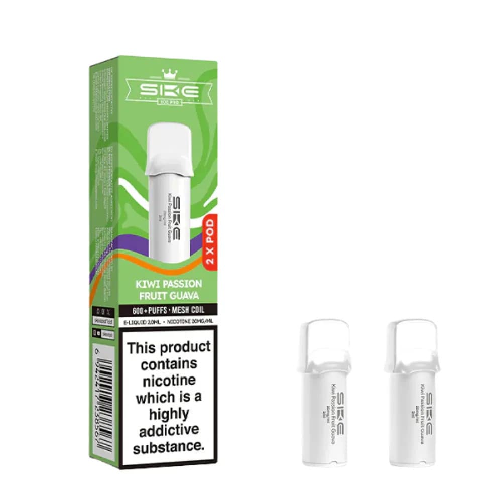  Kiwi Passionfruit Guava SKE Crystal Pro 600 Pods