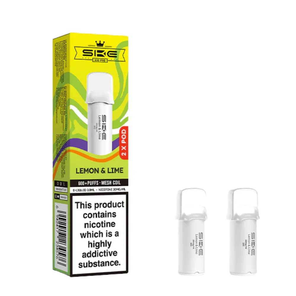  Lemon Lime SKE Crystal Pro 600 Pods