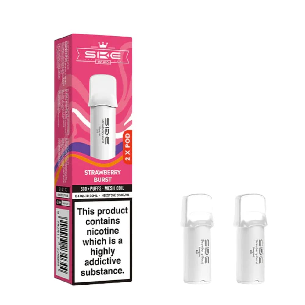  Strawberry Burst SKE Crystal Pro 600 Pods