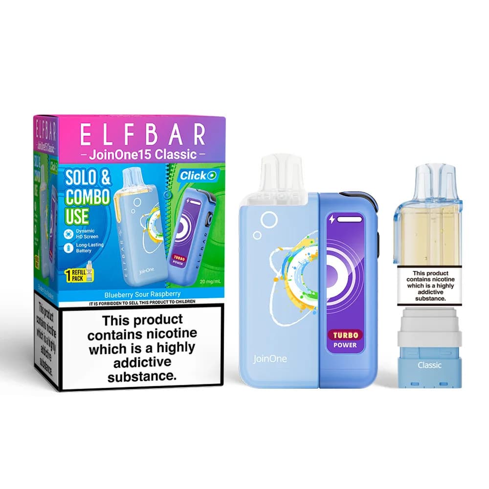  Blue Sour Raspberry Elf Bar JoinOne15 Classic