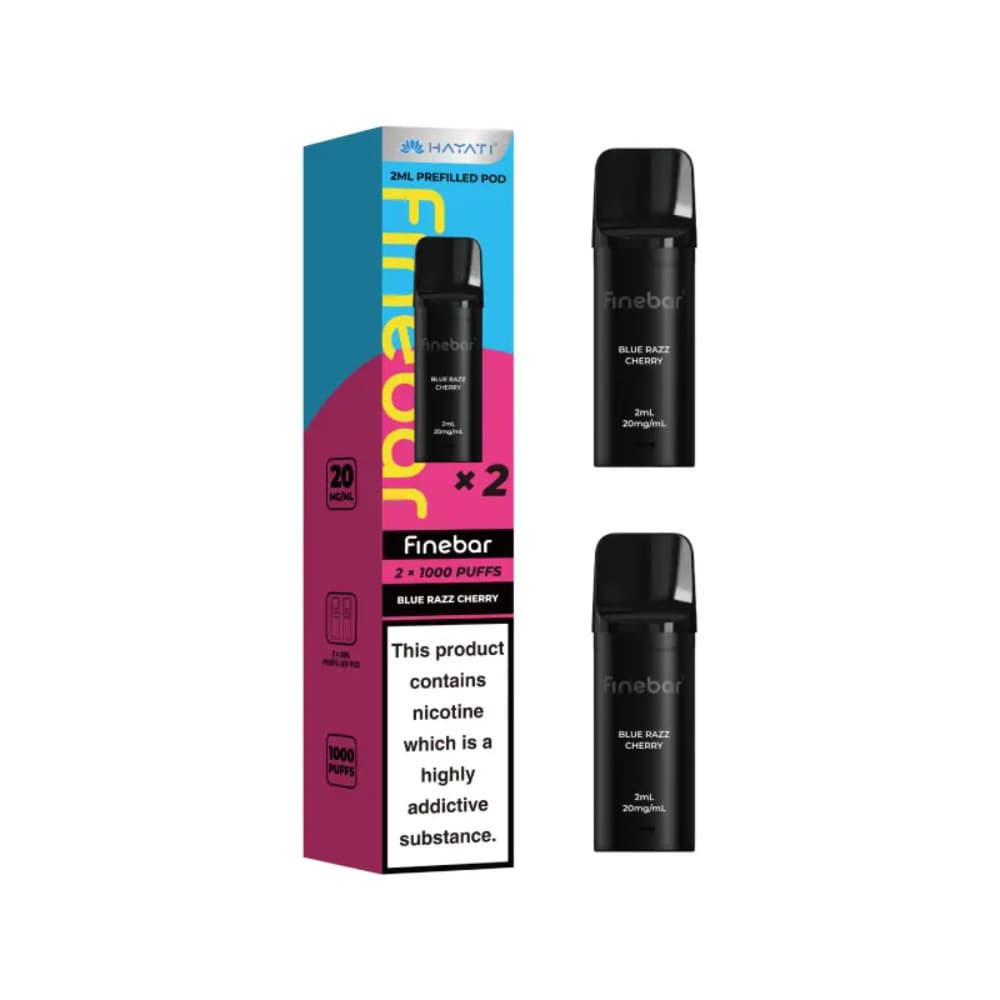 Blue Razz Cherry Hayati Finebar Refill Pods