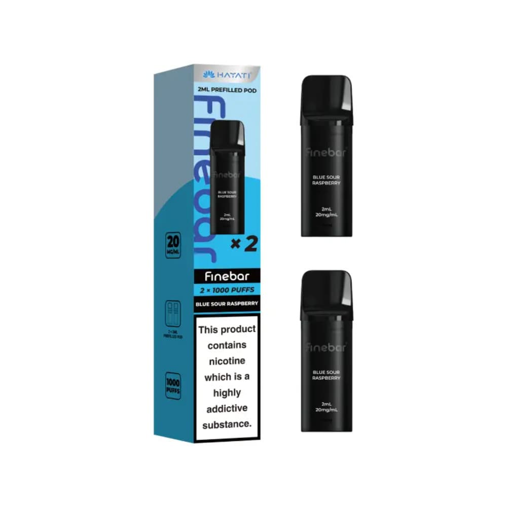  Blue Sour Raspberry Hayati Finebar Refill Pods