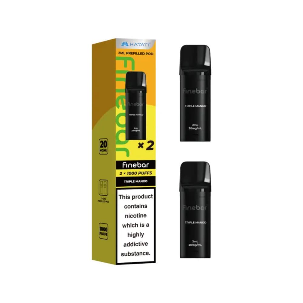  Triple Mango Hayati Finebar Refill Pods