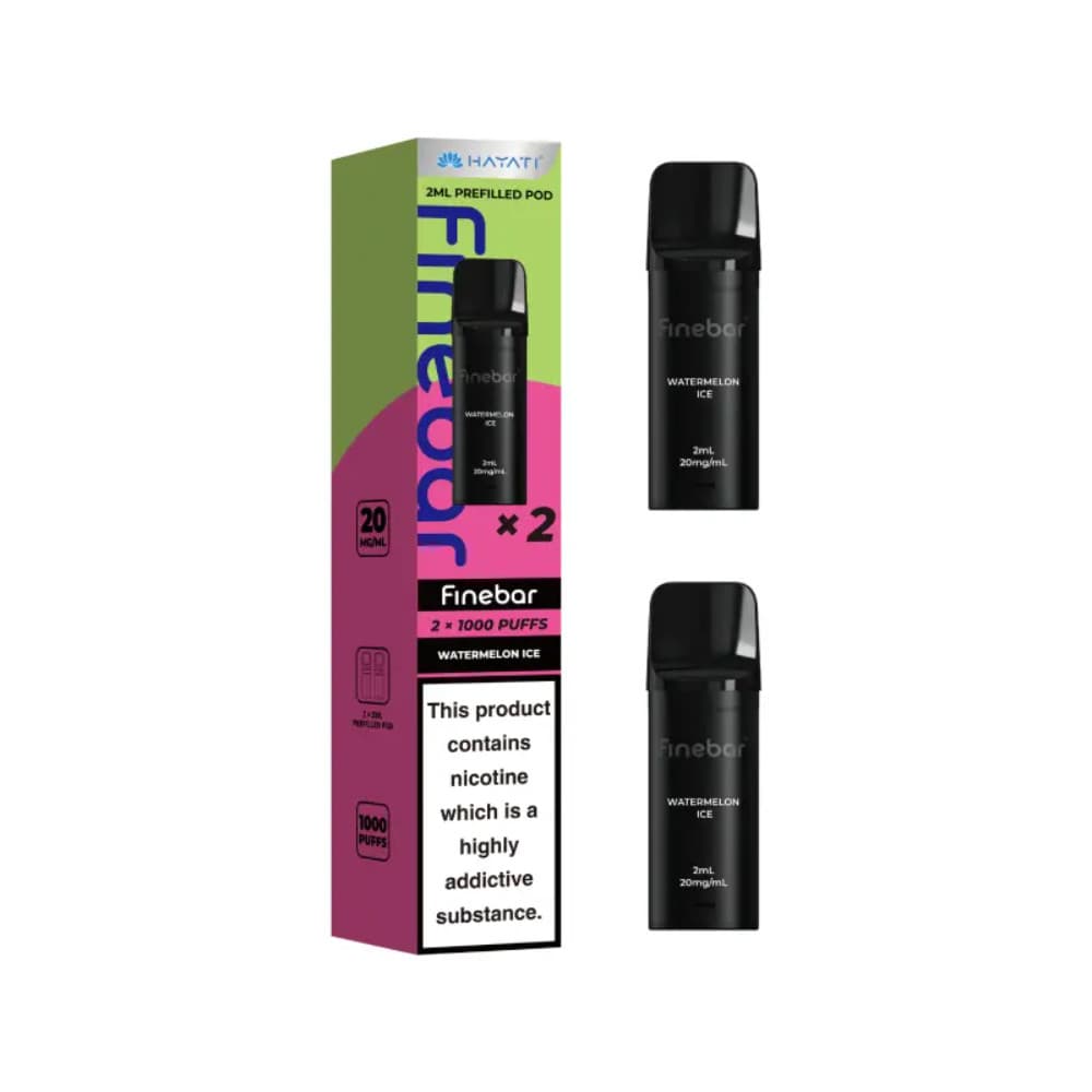  Watermelon Ice Hayati Finebar Refill Pods