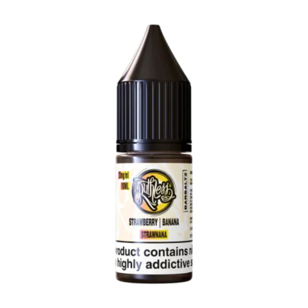  Strawnana Ruthless Bar Saltz Nic Salt 10ml E-Liquid Box of 10