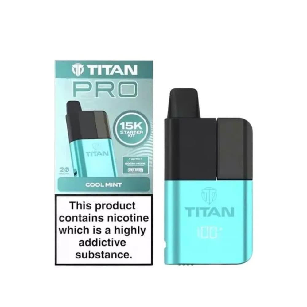  Cool Mint Titan Pro 15k Prefilled Pod Kit