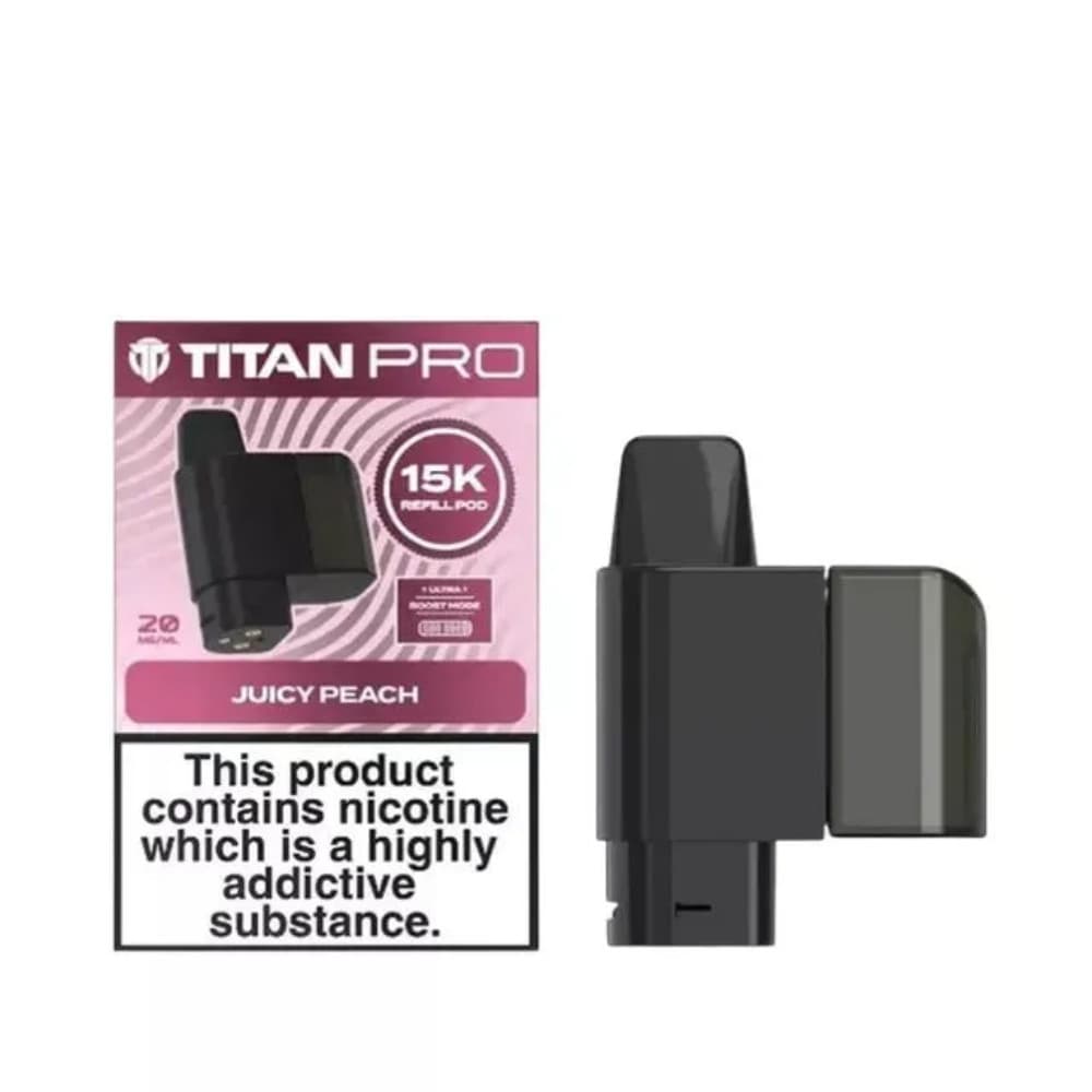  Juicy Peach Titan Pro 15K Prefilled Pod