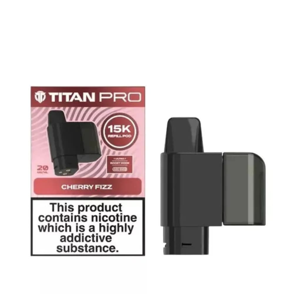  Cherry Fizz Titan Pro 15K Prefilled Pod