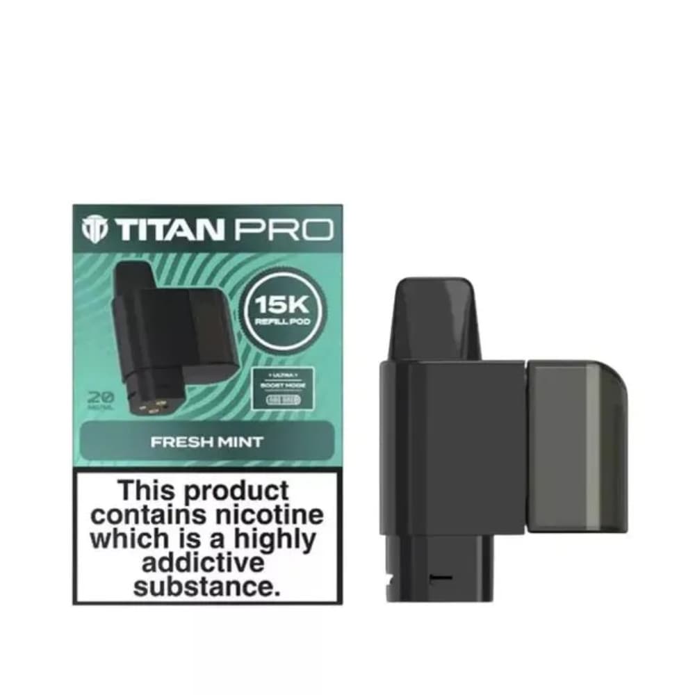  Fresh Mint Titan Pro 15K Prefilled Pod