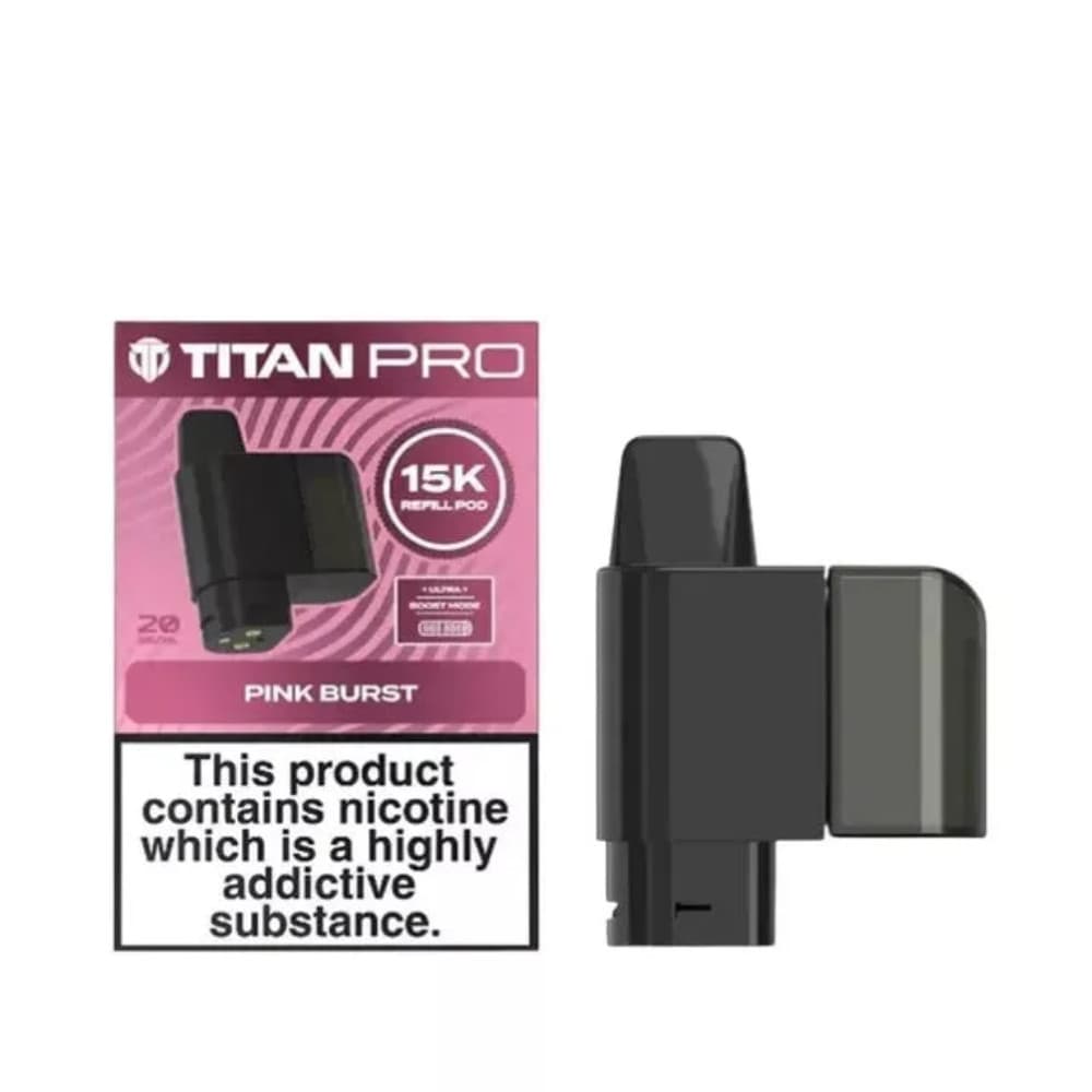  Pink Burst Titan Pro 15K Prefilled Pod