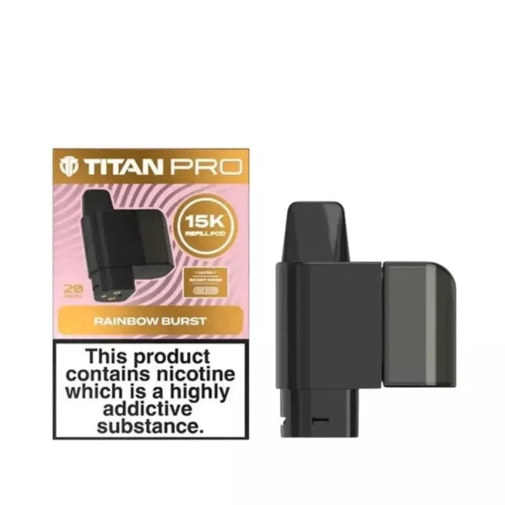  Rainbow Burst Titan Pro 15K Prefilled Pod