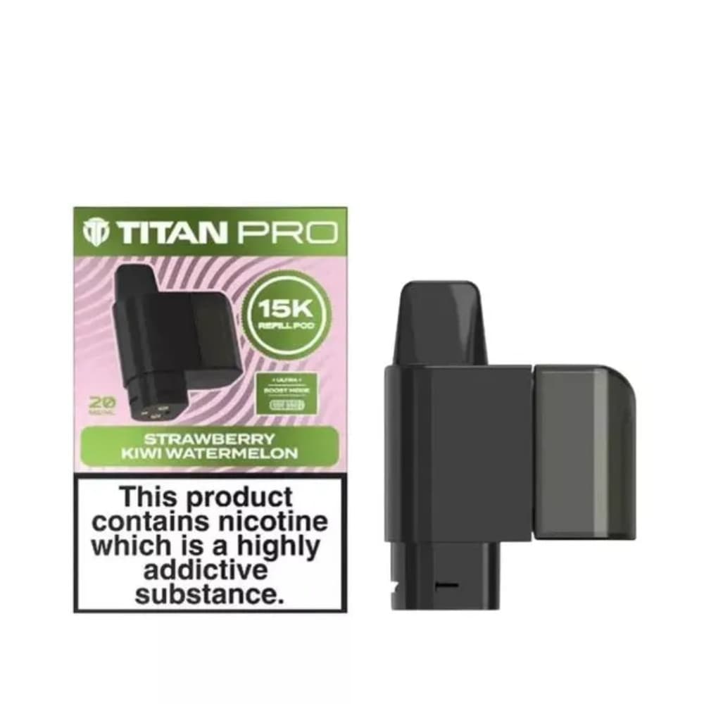  Strawberry Kiwi Watermelon Titan Pro 15K Prefilled Pod