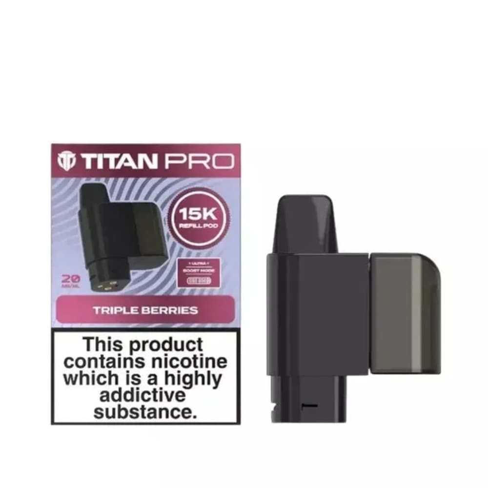  Triple Berries Titan Pro 15K Prefilled Pod
