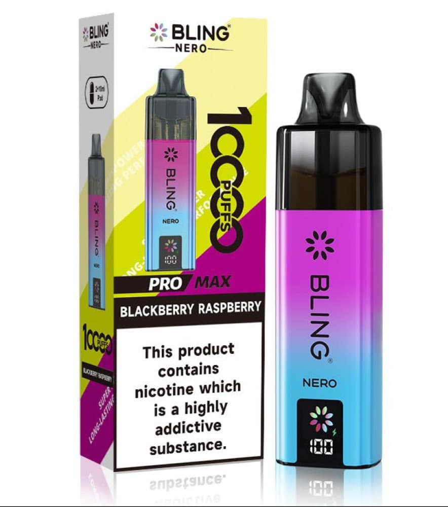  Blackberry Raspberry Crystal Bling Nero 10k