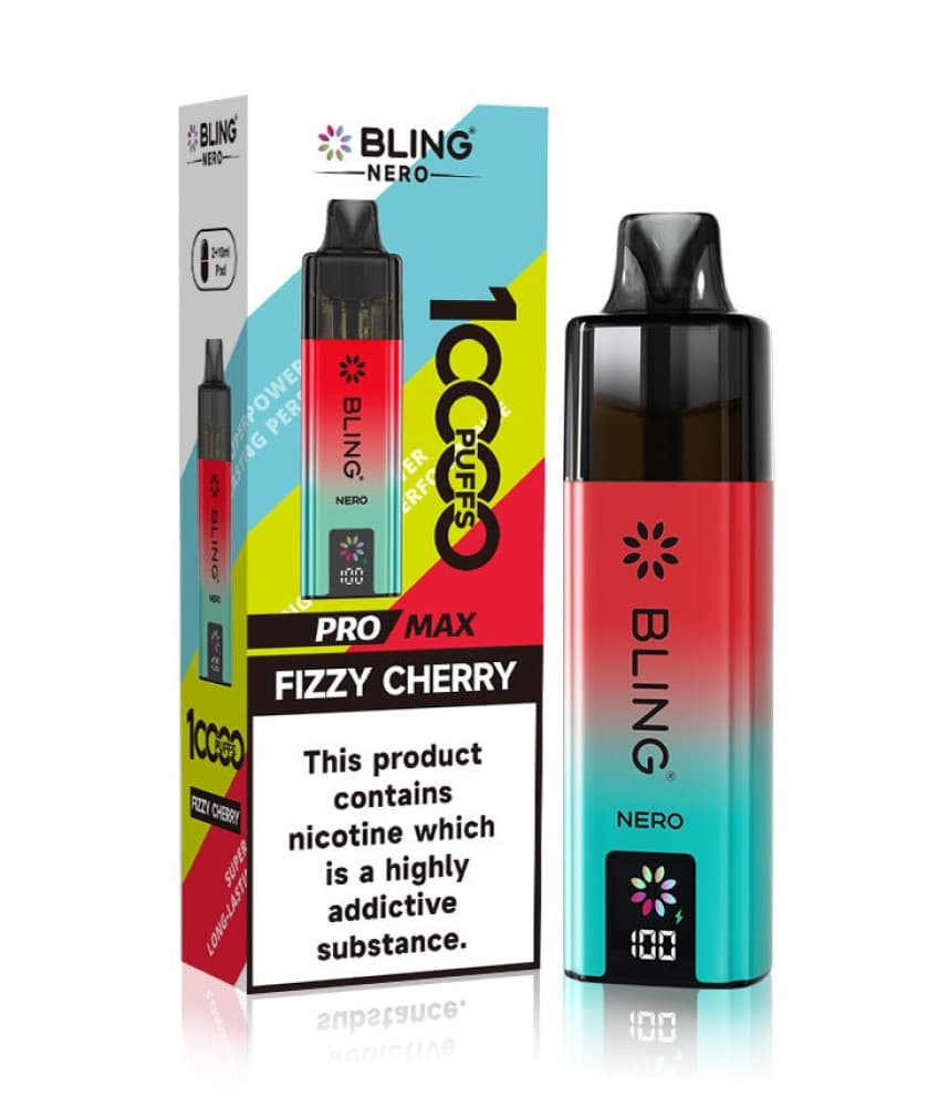  Fizzy Cherry Crystal Bling Nero 10k