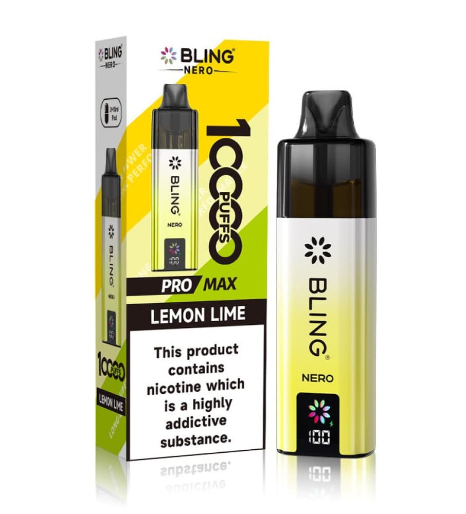  Lemon Lime Crystal Bling Nero 10k