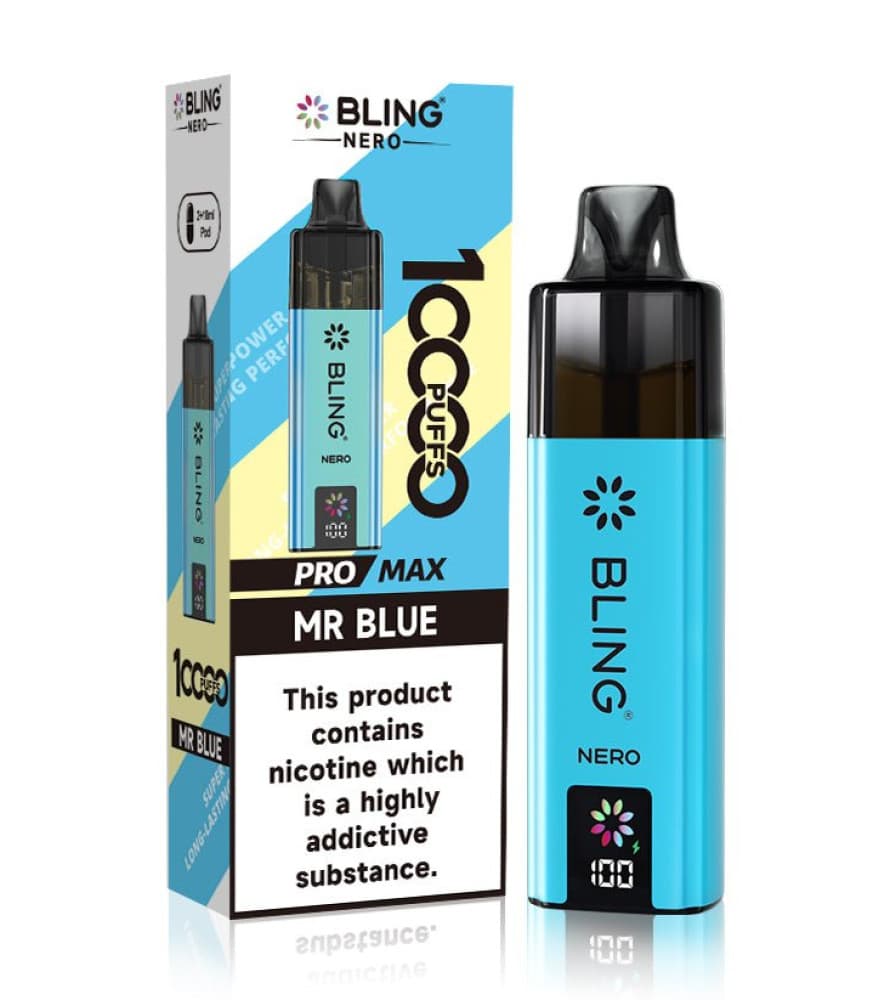  Mr Blue Crystal Bling Nero 10k