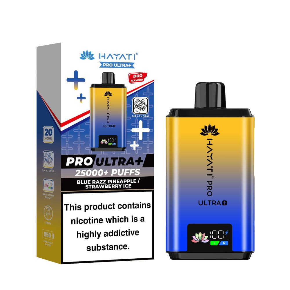  Blue Razz Pineapple Strawberry Ice Hayati Pro Ultra Plus 25k