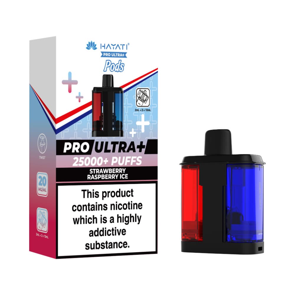  Strawberry Raspberry Ice Hayati Pro Ultra Plus 25K Refill Pods