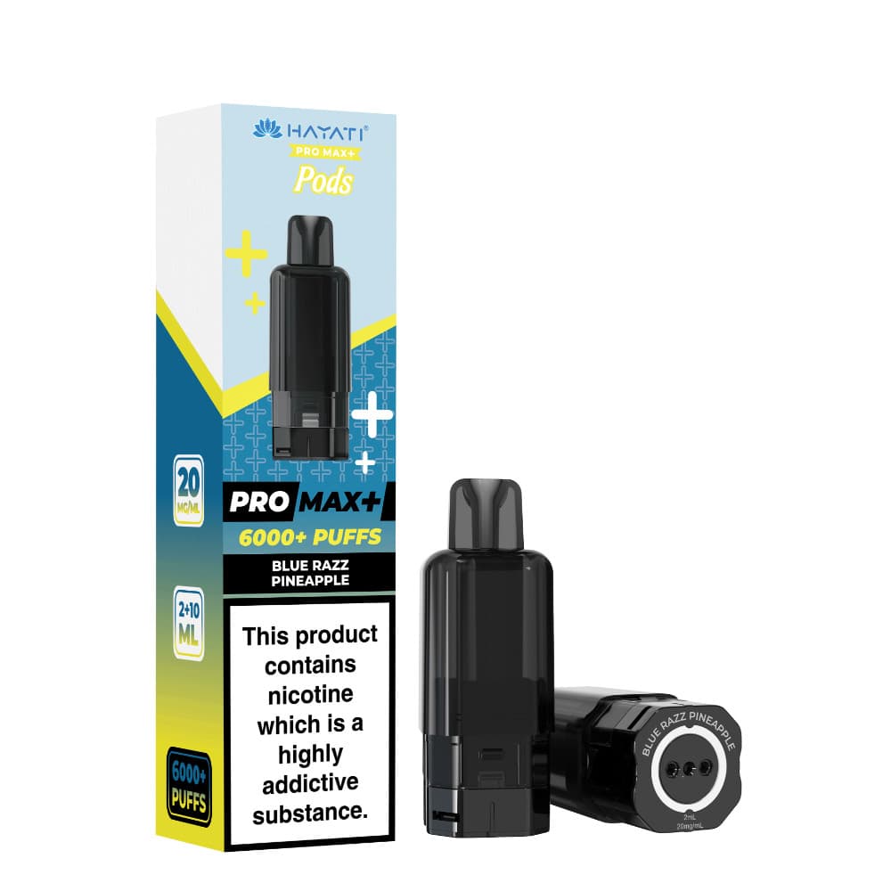  Blue Razz Pineapple Hayati Pro Max Plus Refill Pods