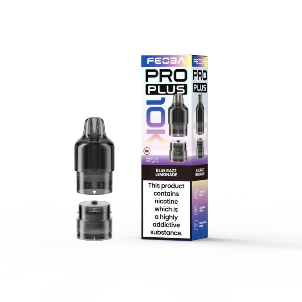 Blue Razz Lemonade Feoba Pro Plus 10k Refill Pods